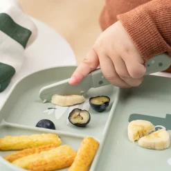 Done By Deer Foodie bestiksæt Happy dots Grøn- Bestik