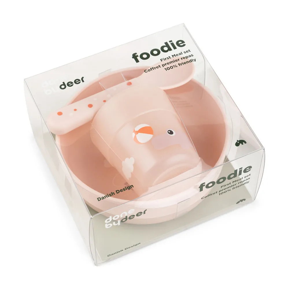Done By Deer Foodie første spisesæt Playground Pudder- Service