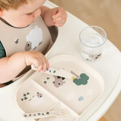 Done By Deer Foodie inddelt tallerken Tiny farm Sand- Service