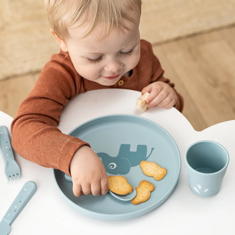 Done By Deer Foodie mini kop Elphee Blå- Service