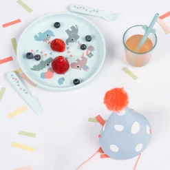 Done By Deer Foodie spisesæt Celebration Blå- Service