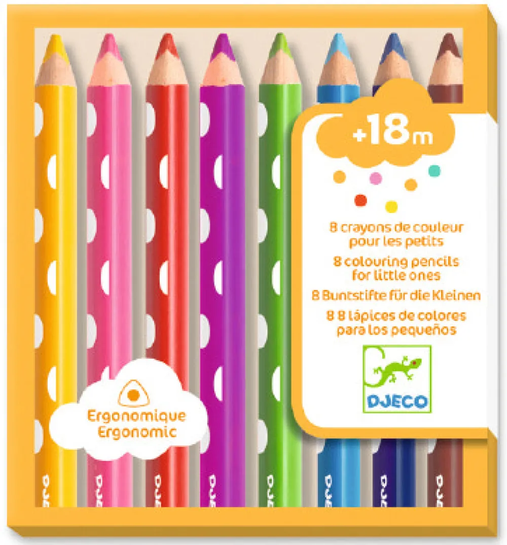 Djeco For De Små, Farveblyanter- Farver & Tusser