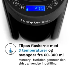 Baby Brezza Formula Pro Advanced Black- Tilberedning & Rengøring