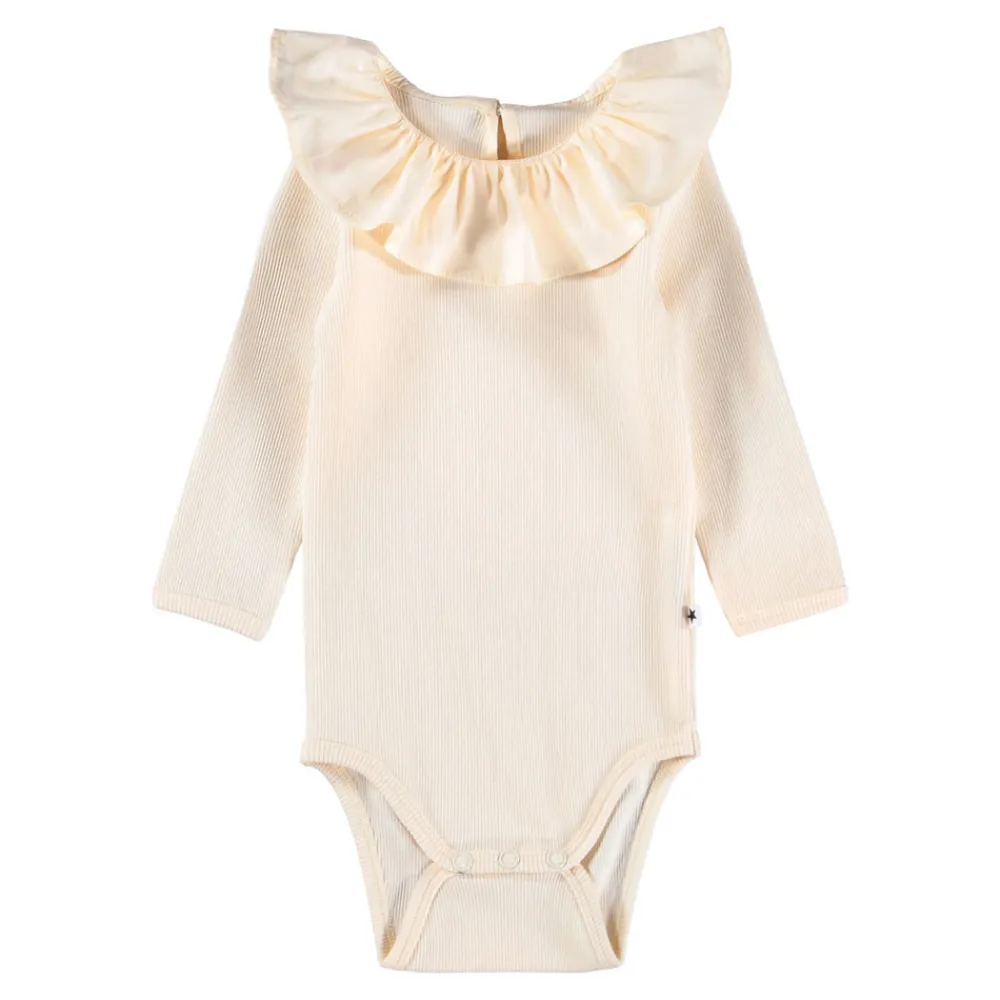 Molo Foss Body - Buttercream- Bodystocking Langærmet