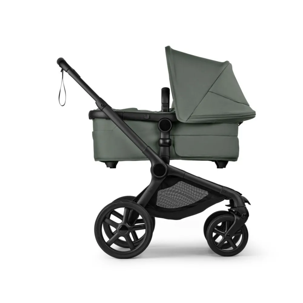 Bugaboo Fox 5 Renew complete - Black/forest green- Kombivogne Med Ergonomiske Sæder