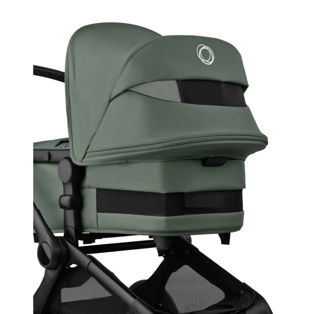 Bugaboo Fox 5 Renew complete - Black/forest green- Kombivogne Med Ergonomiske Sæder
