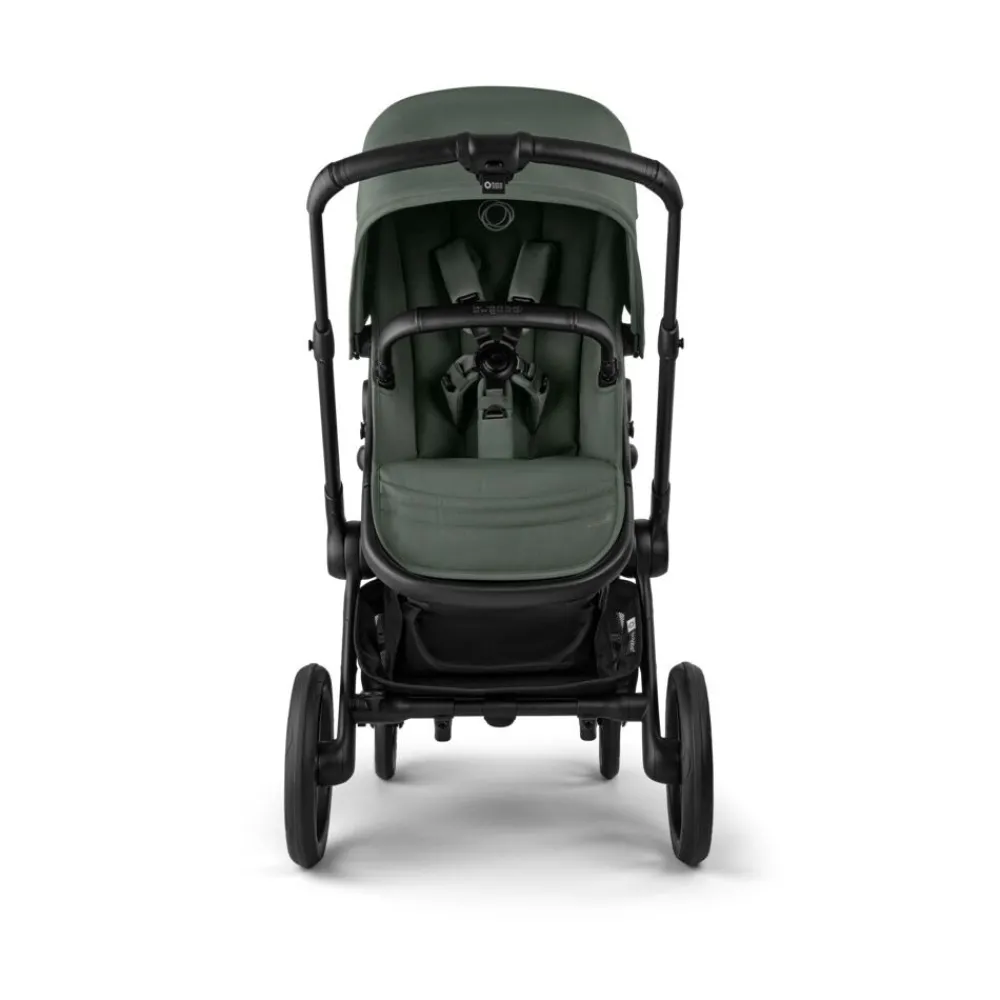 Bugaboo Fox 5 Renew complete - Black/forest green- Kombivogne Med Ergonomiske Sæder