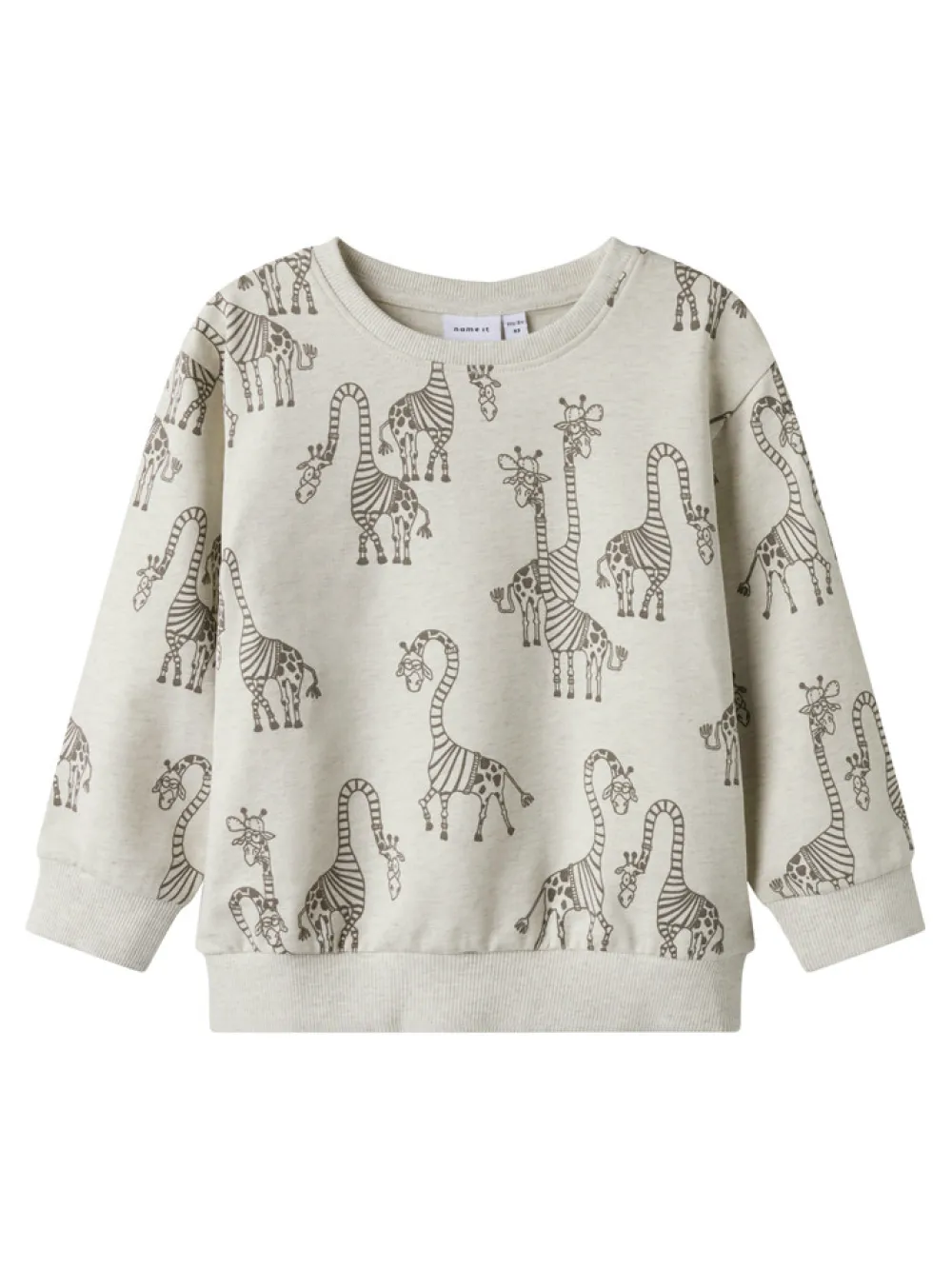 NAME IT Freddie ls reg sweat - PEYOTE MEL- Cardigans, Veste & Trøjer