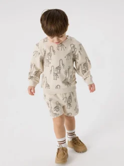 NAME IT Freddie sweat shorts - PEYOTE MEL- Shorts