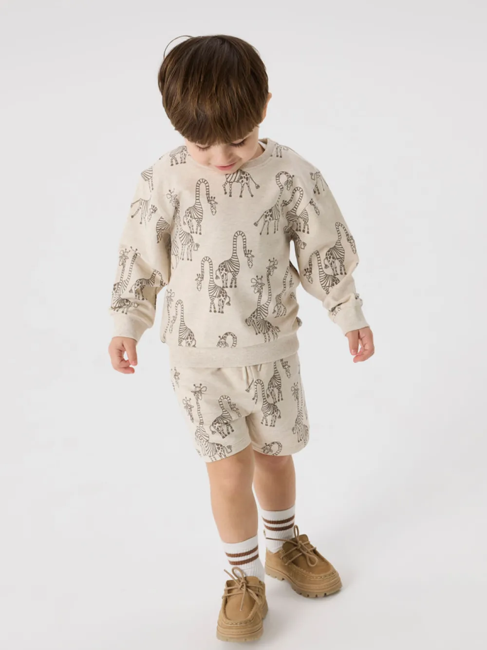 NAME IT Freddie sweat shorts - PEYOTE MEL- Shorts