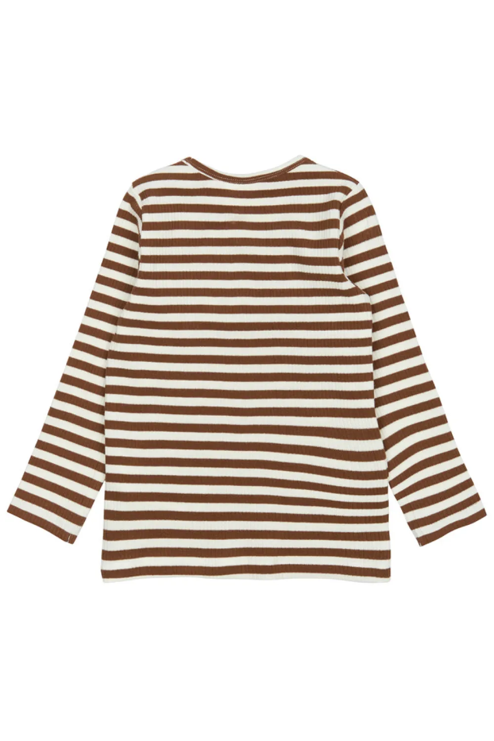 The New Siblings Fro Rib Bluse - TOFFEE- Bluser