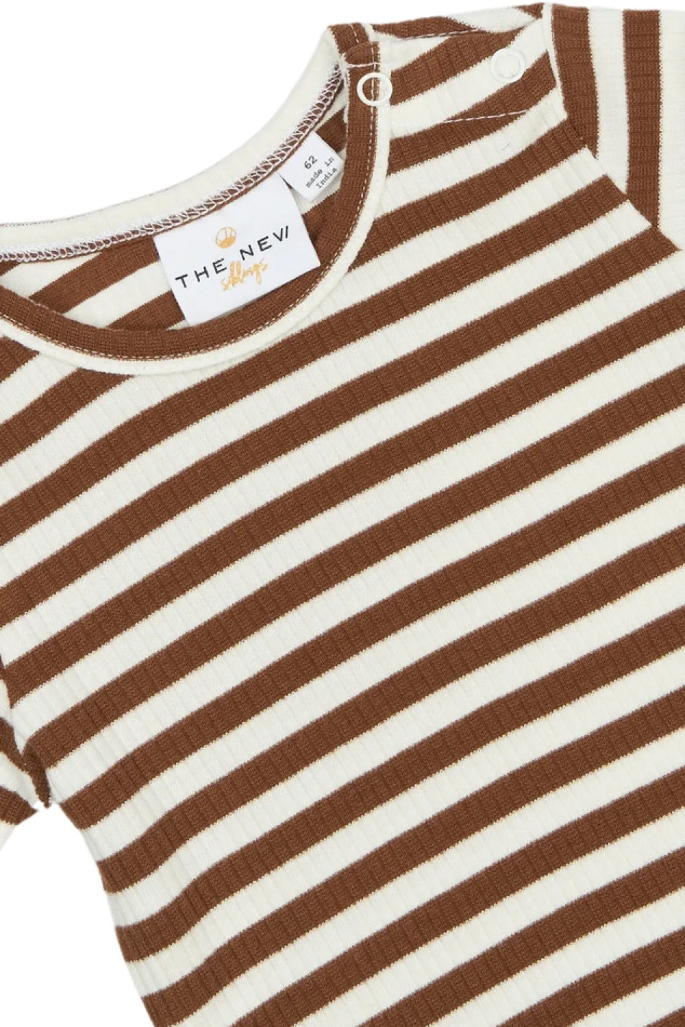 The New Siblings Fro Rib Bluse - TOFFEE- Bluser