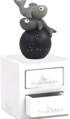 Kids By Friis Første tand/hårlok - fisken-Børn Smykkeskrin