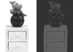 Kids By Friis Første tand/hårlok - fisken-Børn Smykkeskrin