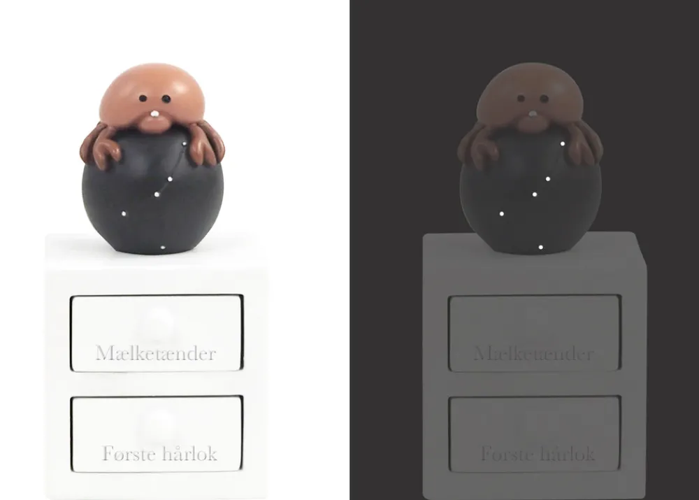 Kids By Friis Første tand/hårlok - krebsen-Børn Smykkeskrin