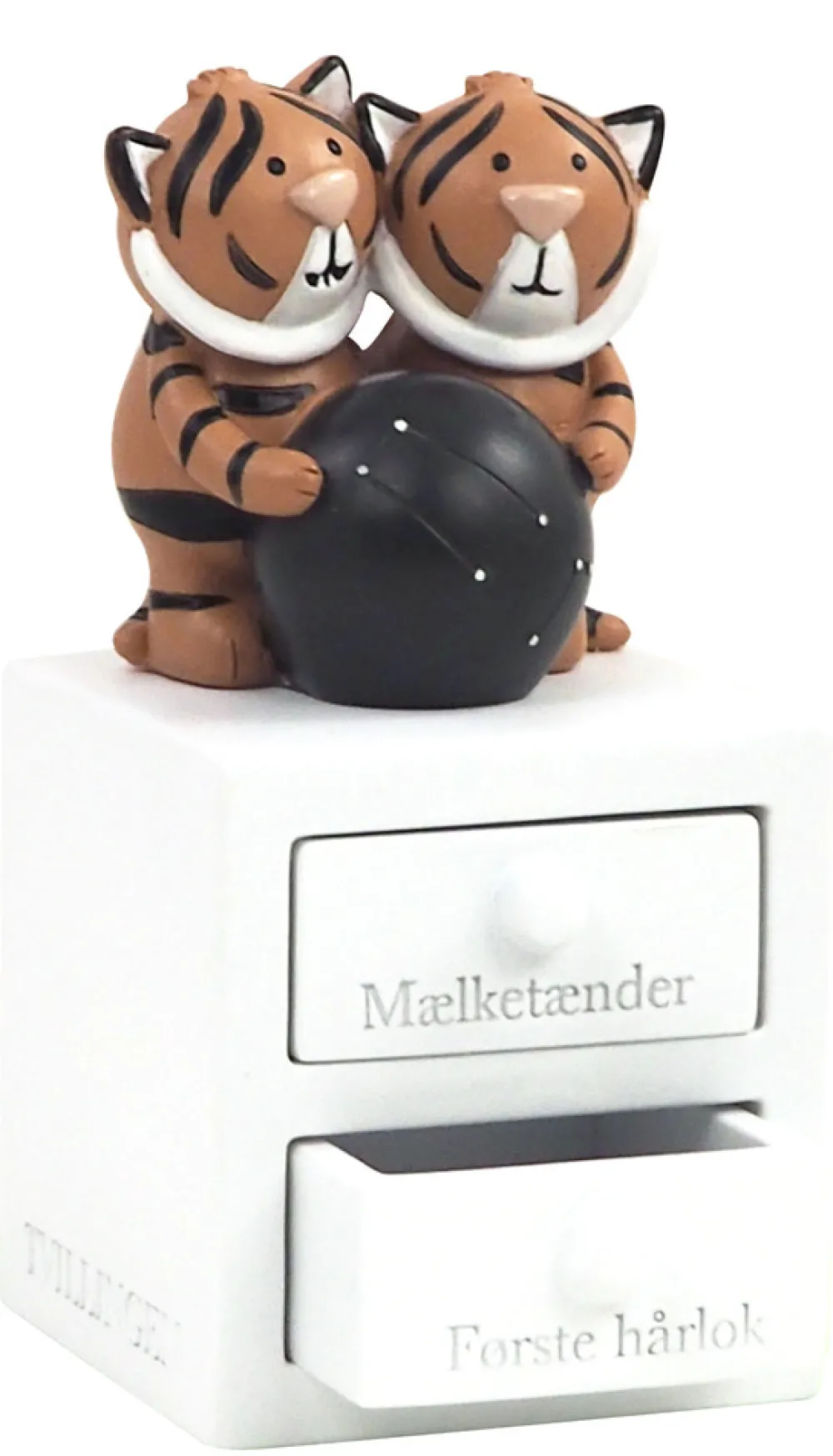 Kids By Friis Første tand/hårlok - tvillingen-Børn Smykkeskrin