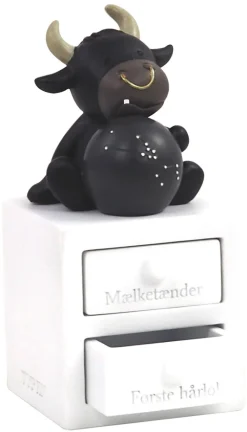 Kids By Friis Første tand/hårlok - tyren-Børn Smykkeskrin