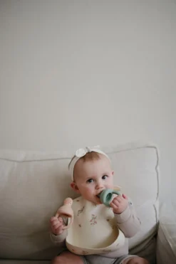 MUSHIE Frugtsut 2-Pak - Cambridge Blue- Foodfeeder Og Frugtsut