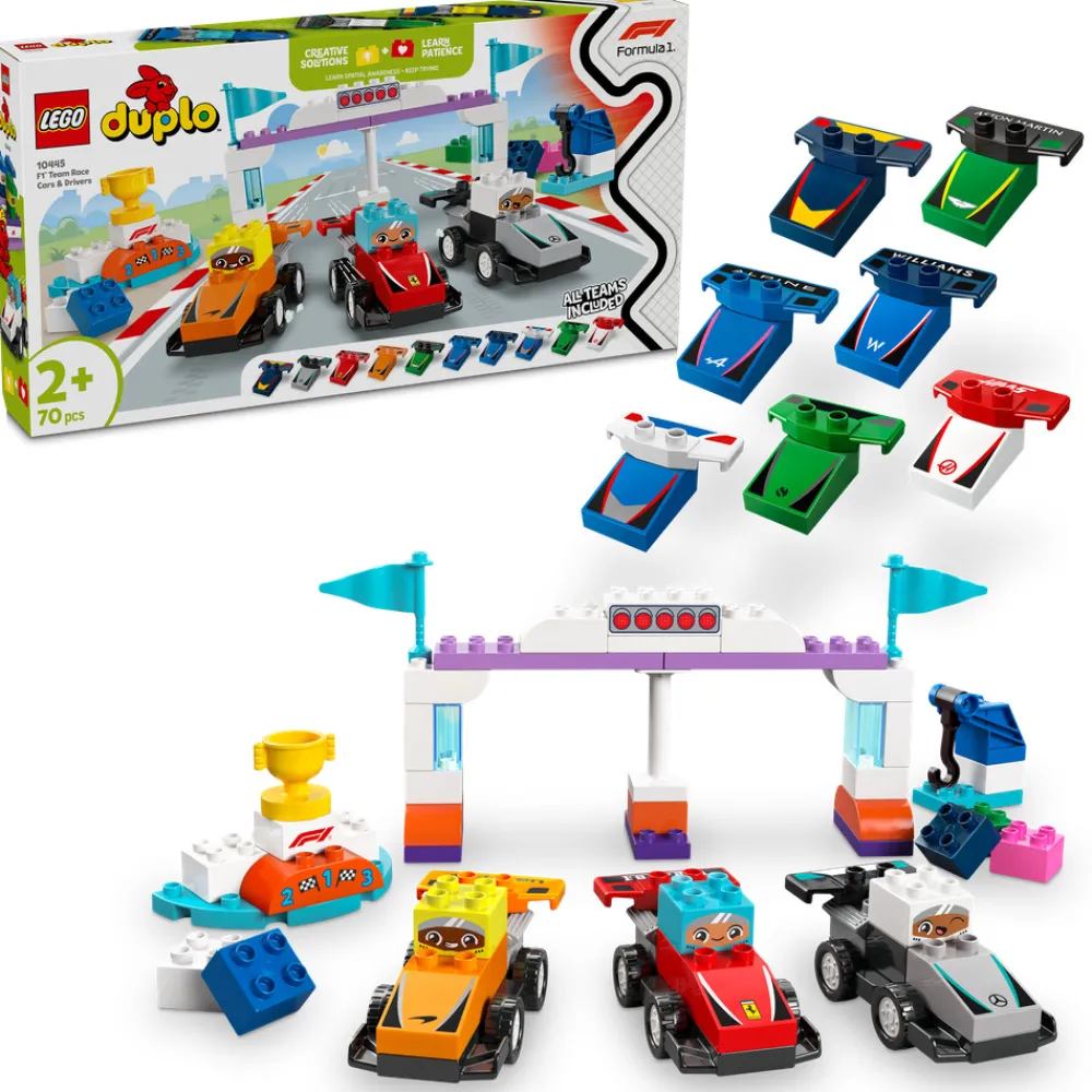 LEGO Duplo F1-teams med racerbiler og kørere 10445- Lego