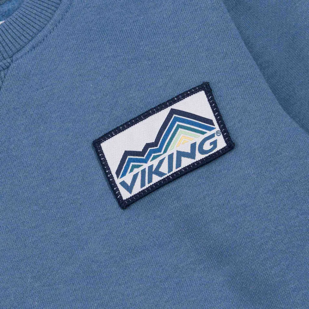 Viking Funtime Crewneck Sweatshirt - Denim- Cardigans, Veste & Trøjer