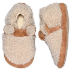 Melton Fuzzy teddy hjemmesko - Oxford Tan- Hjemmesko