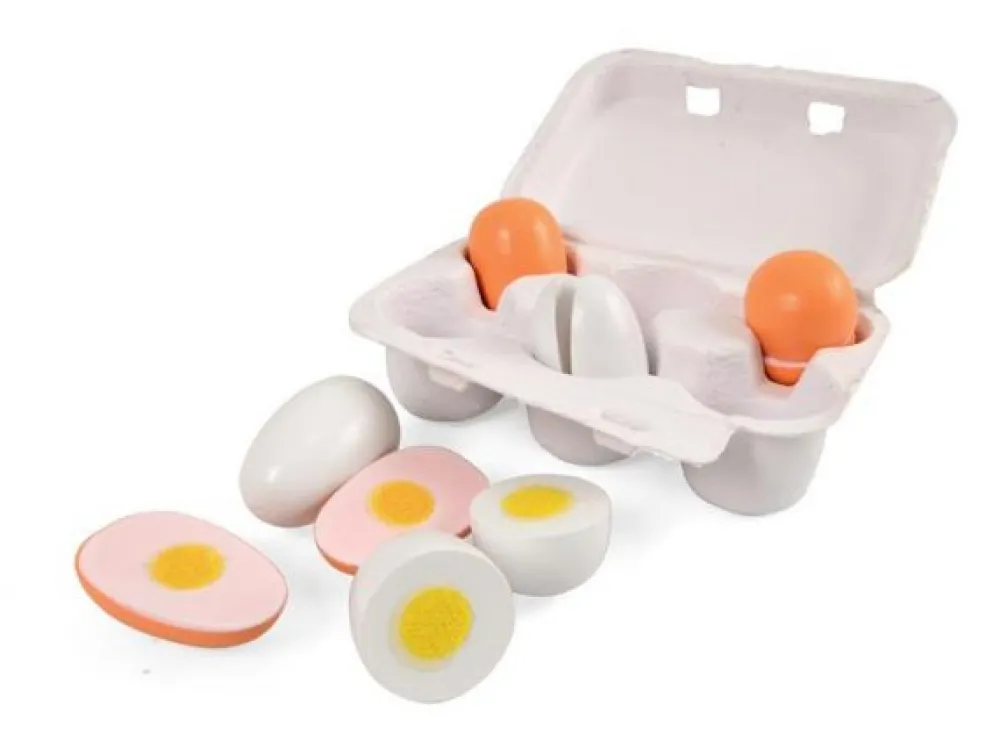 Magni Æg træ 6 stk. i bakke- Køkkenleg