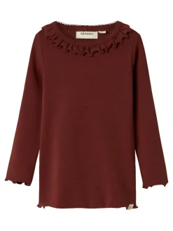 Lil' Atelier Gayo Koj Bluse - Hot Chocolate- Bluser