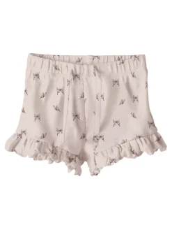 Lil' Atelier Gayo Sen Shorts - Butterfly/Peach blush- Shorts
