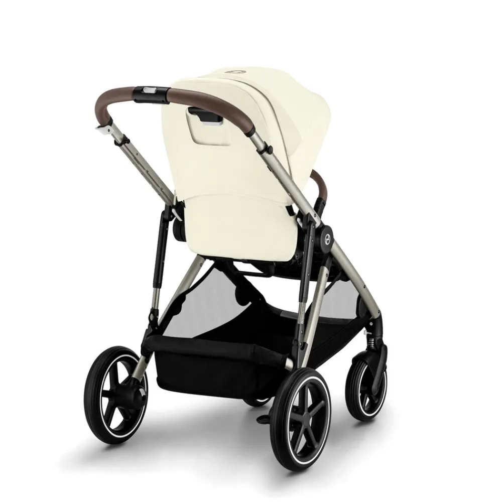 Cybex Gazelle S - Seashell Beige- Klapvogne Med Flade Sæder|Søskende/Tvillingevogne