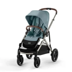 Cybex Gazelle S - Stormy Blue- Søskende/Tvillingevogne|Klapvogne Med Flade Sæder