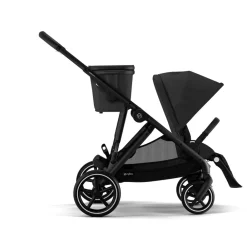 Cybex Gazelle S kombivogn - Moon Black- Kombivogne Med Flade Sæder