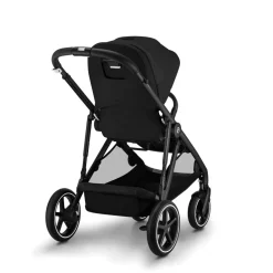 Cybex Gazelle S kombivogn - Moon Black- Kombivogne Med Flade Sæder