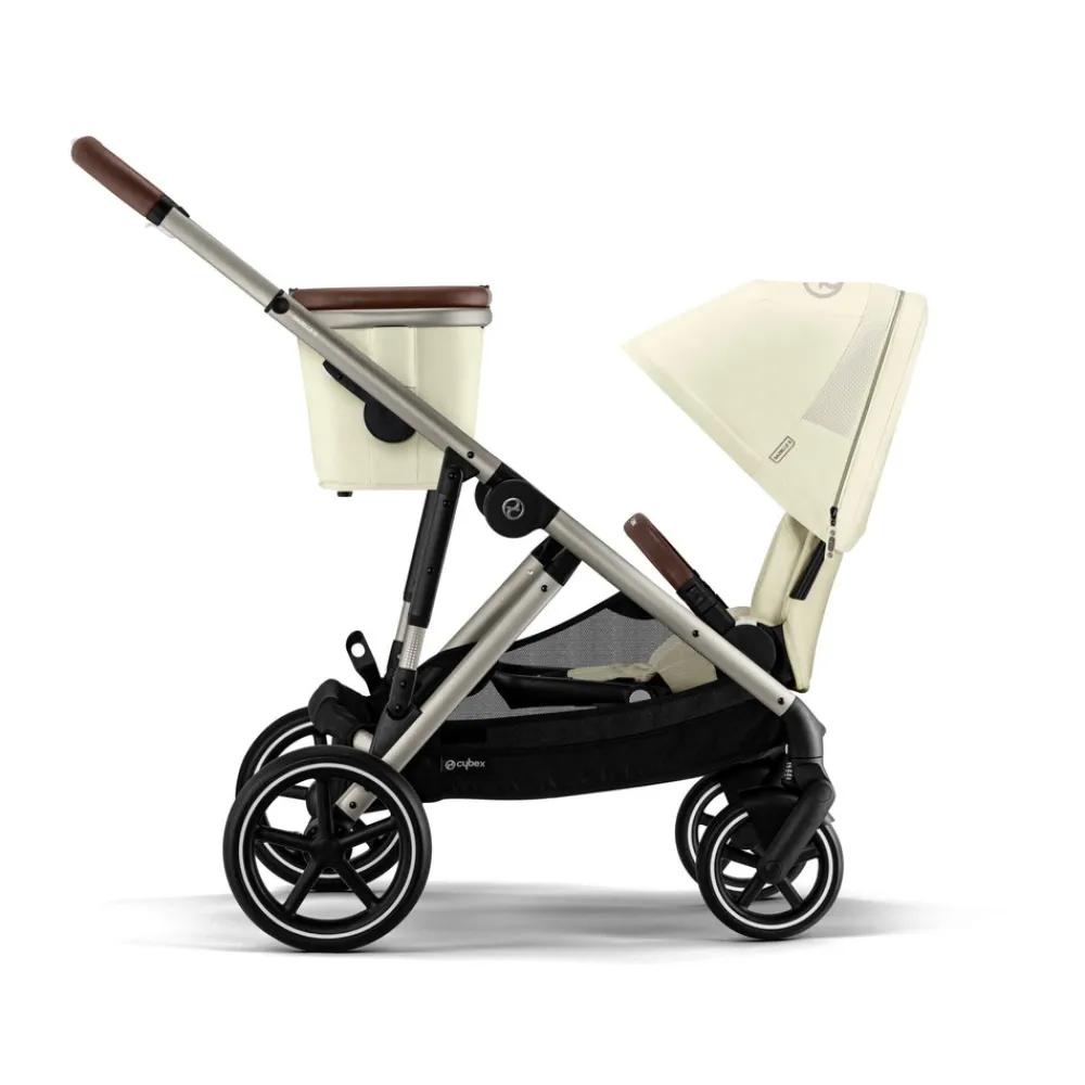 Cybex Gazelle S kombivogn - Seashell Beige- Kombivogne Med Flade Sæder