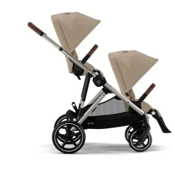 Cybex Gazelle S Sædeenhed - Almond Beige- Tilkøb Til Søskendevogne