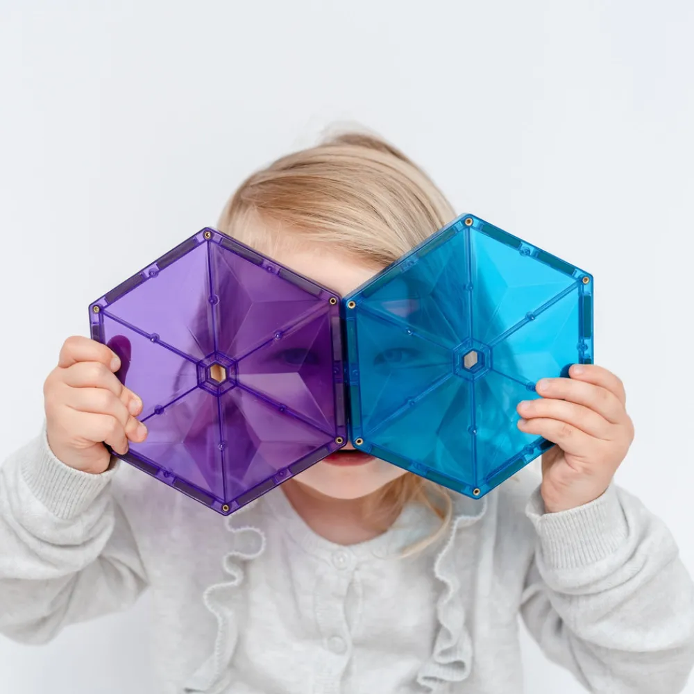 CONNETIX Geometry Pack - magnetsæt 30 dele - rainbow- Magnetlegesæt