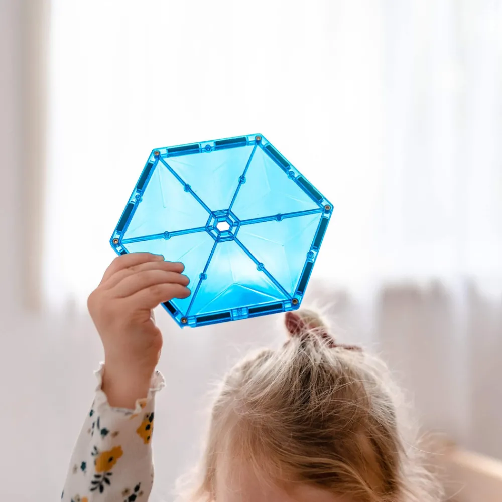 CONNETIX Geometry Pack - magnetsæt 30 dele - rainbow- Magnetlegesæt