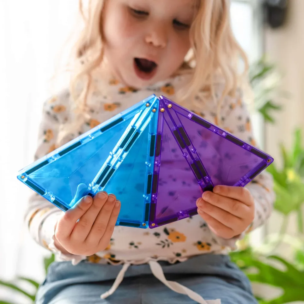 CONNETIX Geometry Pack - magnetsæt 30 dele - rainbow- Magnetlegesæt