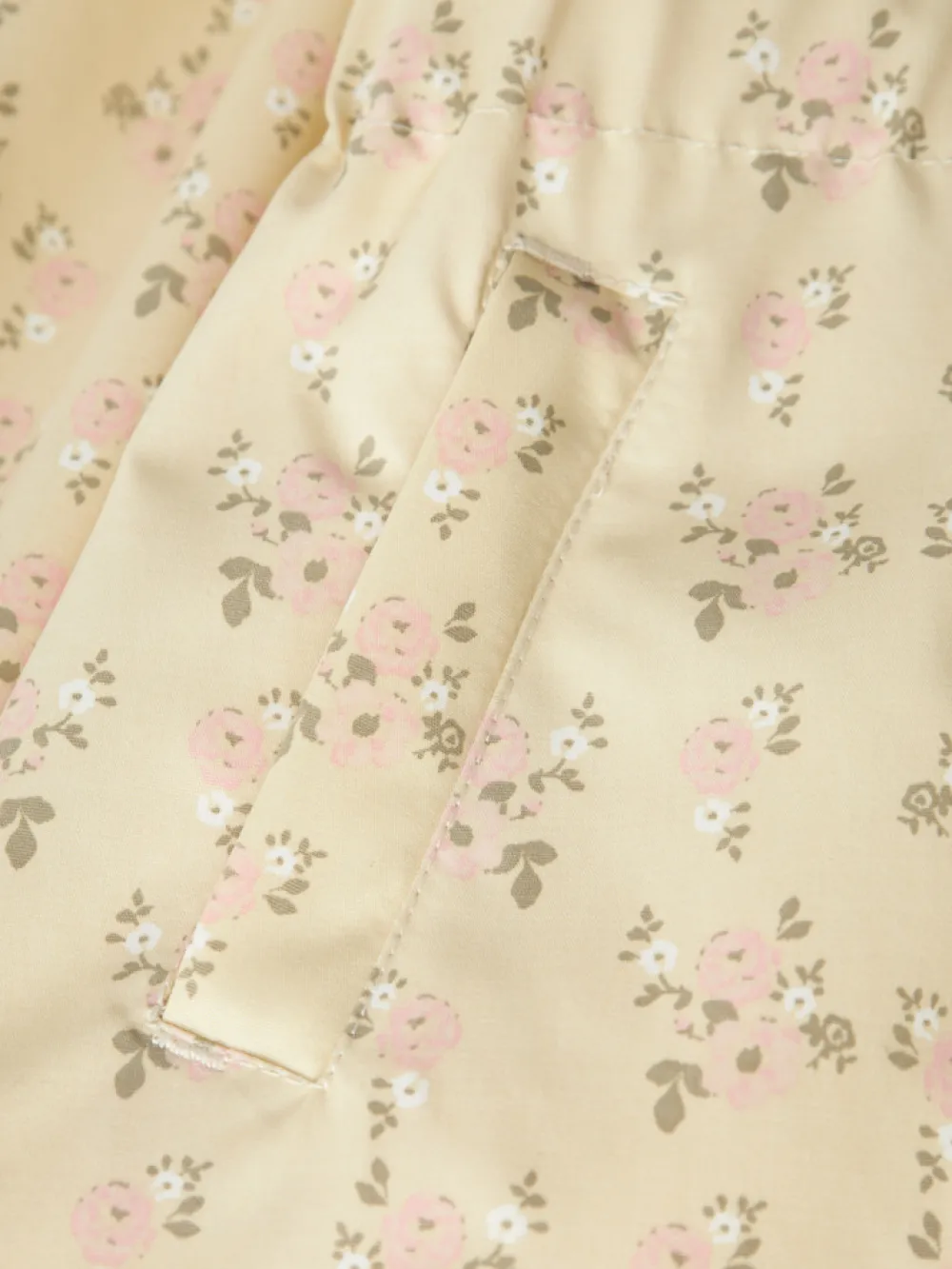 Lil' Atelier Gerda lang jakke aop - BLEACHEDSA- Overgangsjakker