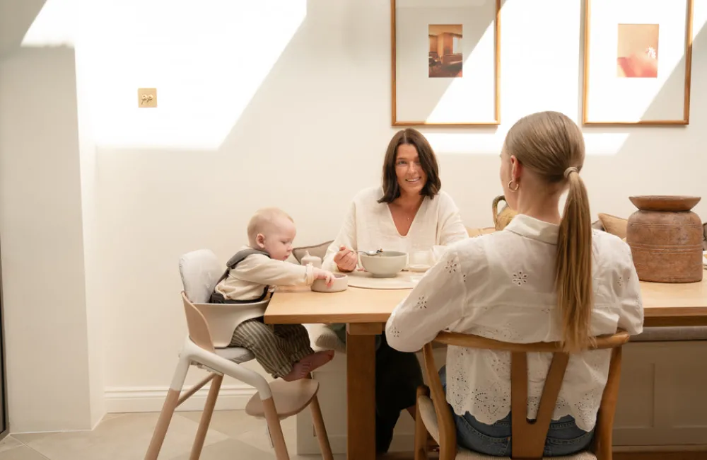 Bugaboo Giraffe højstol - Neutral wood/white-Børn Højstole Uden Tilbehør