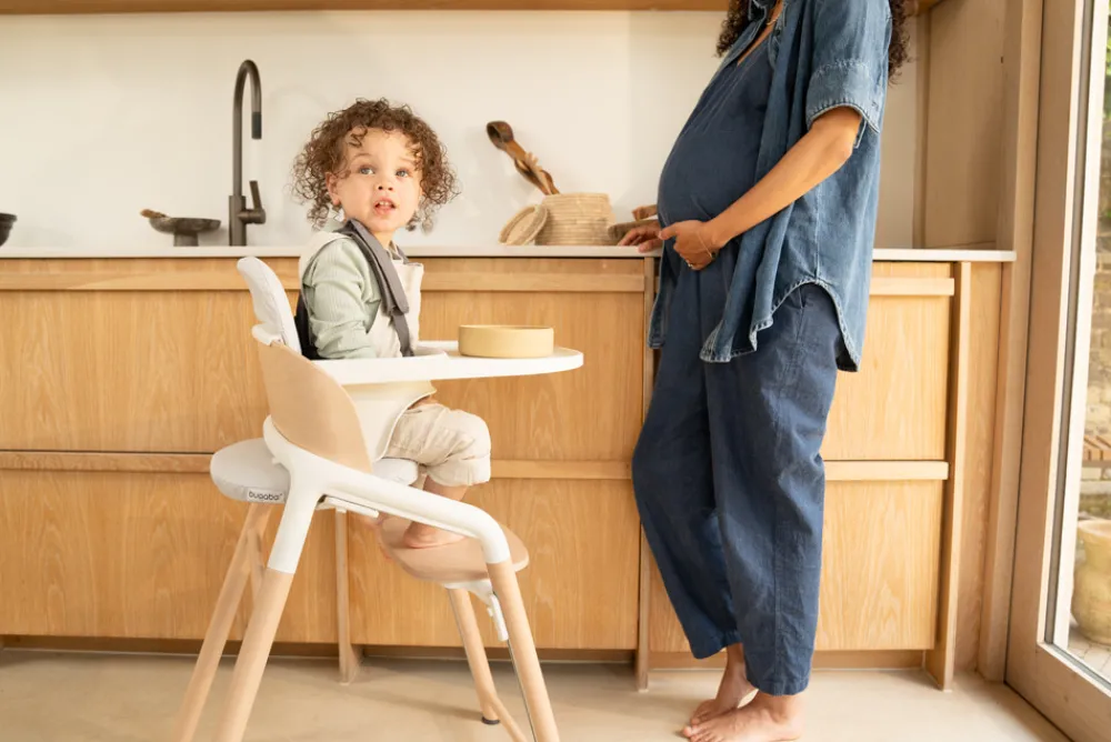 Bugaboo Giraffe højstol - Neutral wood/white-Børn Højstole Uden Tilbehør