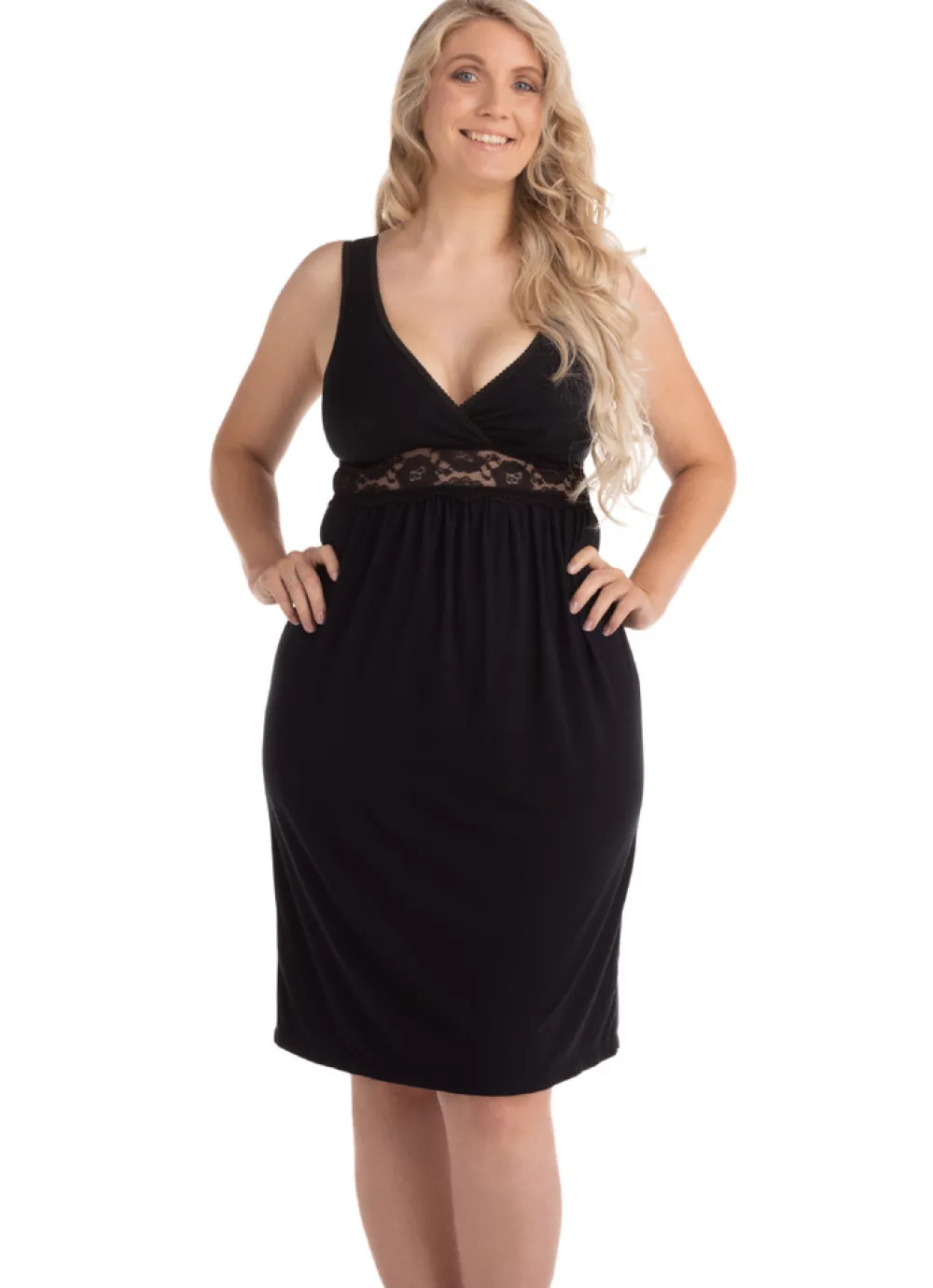 Carriwell Graviditets- og ammenatkjole sort XL- Accessories