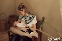 Najell Graviditetspude - linen beige-Børn Graviditetspuder