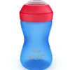 Philips Avent Grippy tud-kop, blød tud, 9m+, 300 ml.blå/rød- Madkasser & Drikkedunke