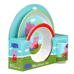 Barbo Toys Gurli Gris Melamin sæt med 3 dele- Service