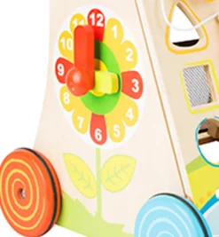 SMALL FOOT Gåvogn - Blomster Eng- Gåvogne & Aktivitetsborde