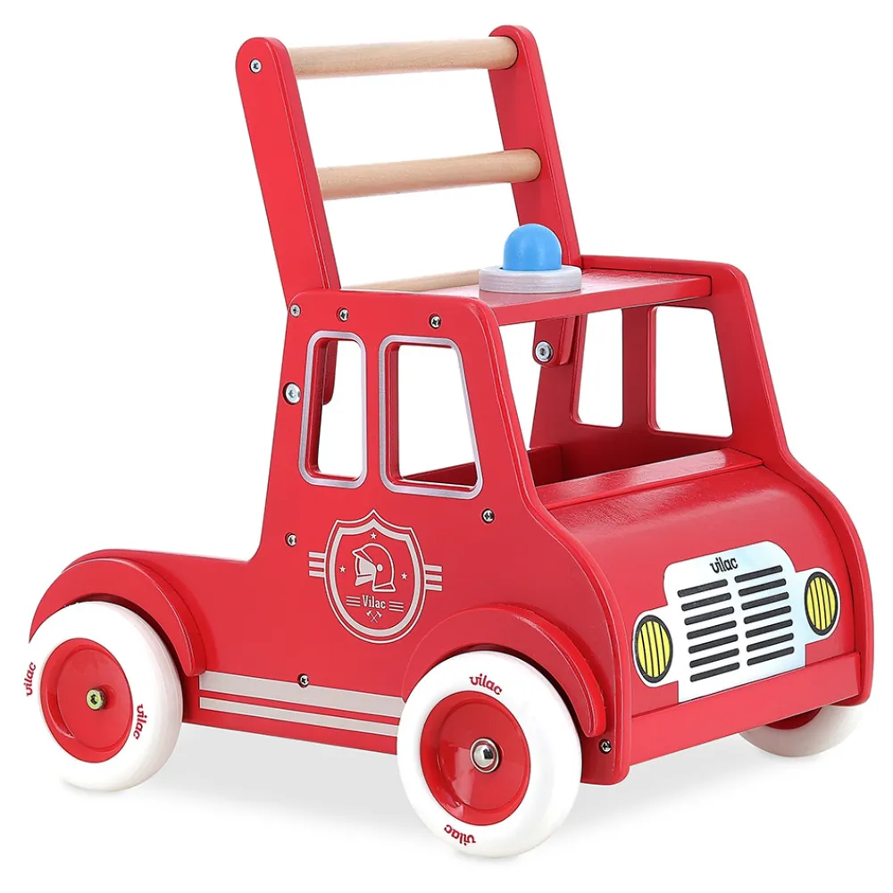 Vilac Gåvogn - Brandbil- Gåvogne & Aktivitetsborde