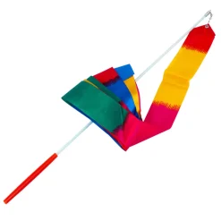 Magni Gymnastikvimpel med satin bånd, multifarvet- Leg I Haven