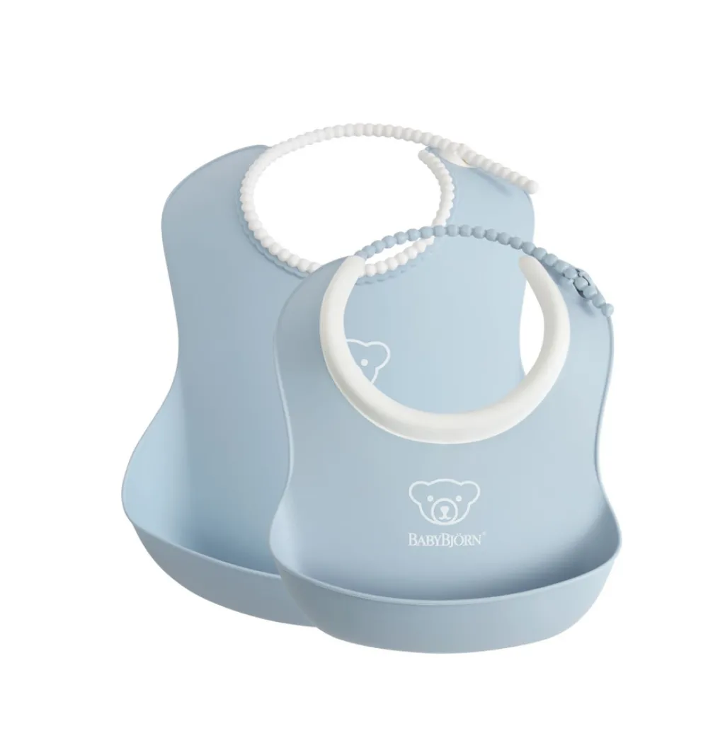 BabyBjörn Hagesmæksæt 2-pak - blå- Hagesmække