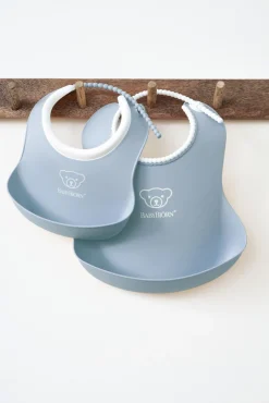 BabyBjörn Hagesmæksæt 2-pak - blå- Hagesmække