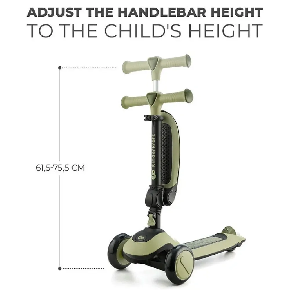 Kinderkraft Halley - grassland green- Løbehjul & Rulleskøjter